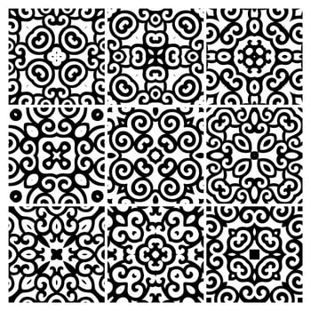 tiles patterns seamless design in Vector illustration Free Vector