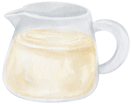 Jug with milk watercolor illustration png