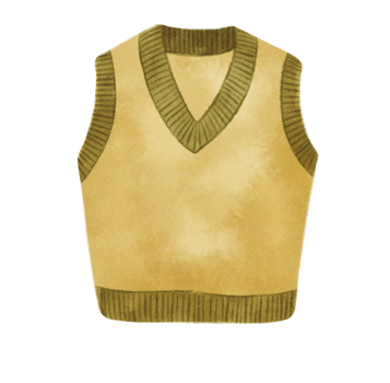 winter clothes vest illustrations watercolor styles png