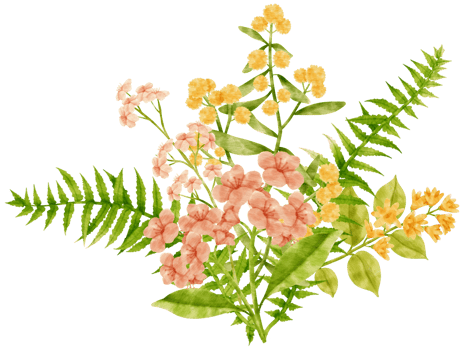 flower bouquet watercolor for wedding png