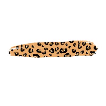 Leopard Brush Stroke png