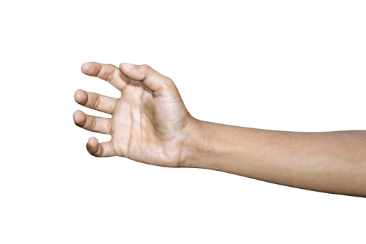 Hands isolated on white background png