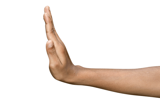 Hands isolated on white background png