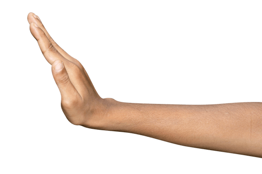 Hands isolated on white background png