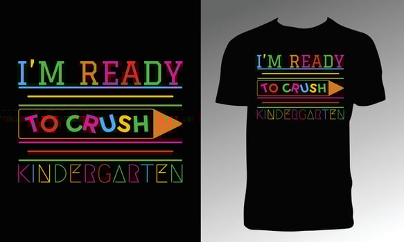 Back To School T Shirt And Hoodie Design vector