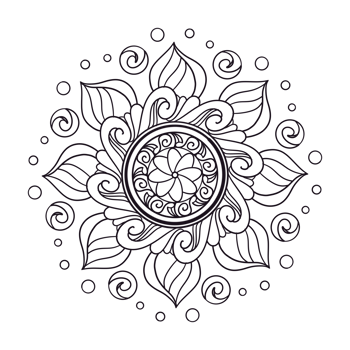 Mandalas geometric pattern, Warm Mandala,Rainbow Flower of Life with Lotus, Flower of Life in Lotus png