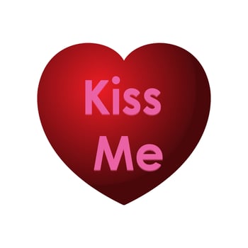 love heart vector design template