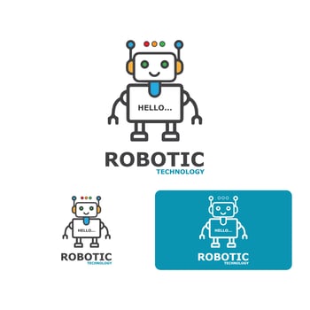 Robot icon vector
