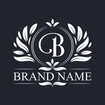 Vintage Elegant B Letter logo design template. vector