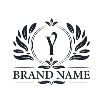 Luxury and elegant Y letter logo design template. vector