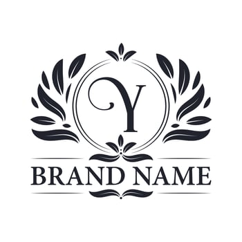 Vintage Elegant Y Letter logo design template. vector
