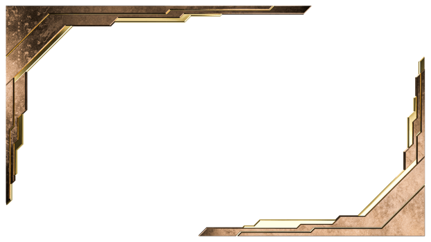 A 3d rendering image of metalic and crystal frame png