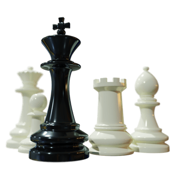 Chess Composition 3D Render png