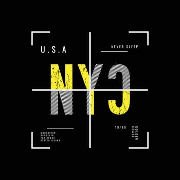 New york Brooklyn t-shirt and apparel design vector