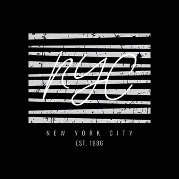 New york Brooklyn t-shirt and apparel design vector
