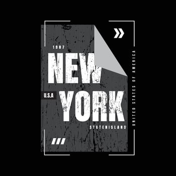 New york Brooklyn t-shirt and apparel design vector
