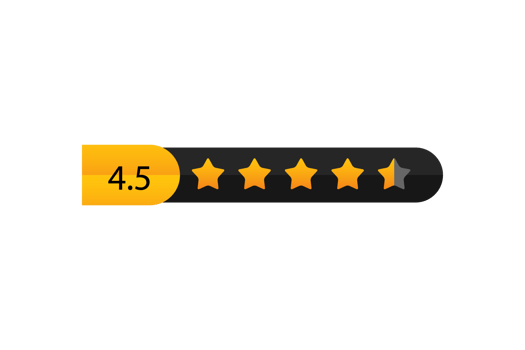 5 star rating review, star png transparent
