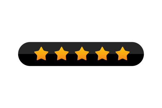 5 star rating review, star png transparent