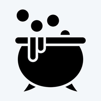 Icon Potion. suitable for Halloween symbol. glyph style. simple design editable. design template vector. simple illustration vector