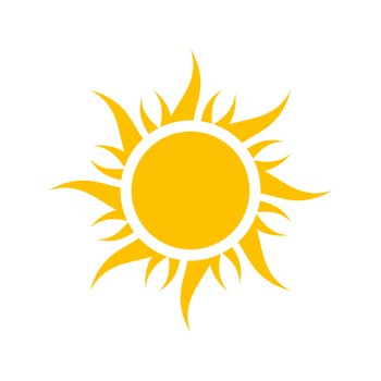 sun, sun ray icon png transparent