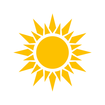 sun, sun ray icon png transparent
