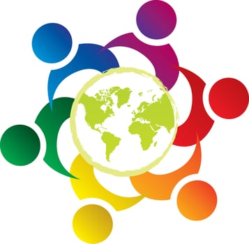 vector teamwork union people