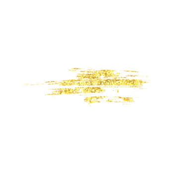 Golden Glitter Brush Stroke png