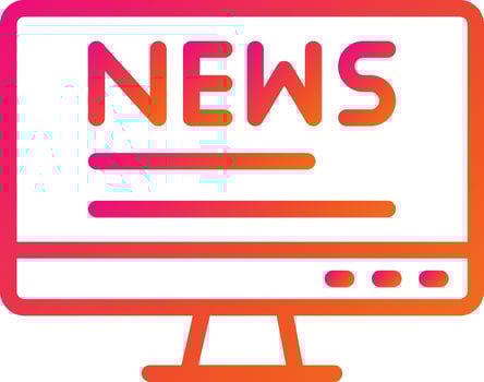 News Vector Icon Design Illustration