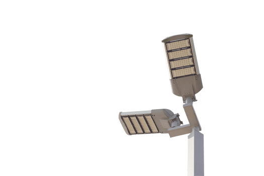 led street lamp isolated on white background png