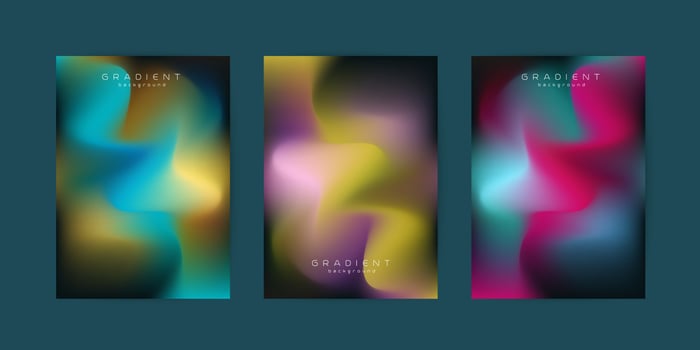 Premuim bstract pastel colorful pattern. Modern Trendy gradieent color, blue, pink, brown, yellow, darrk background design vector
