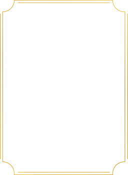 Luxury Wedding Geometric Gold Frame Border png