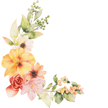 watercolor flower bouquet png