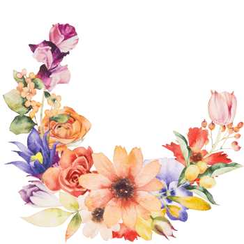 watercolor flower bouquet png