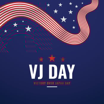VJ Day Design Background For International Moment vector