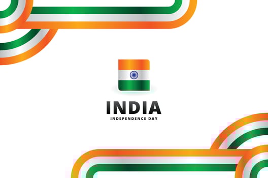 India Independence Day Design Background For Greeting Moment vector