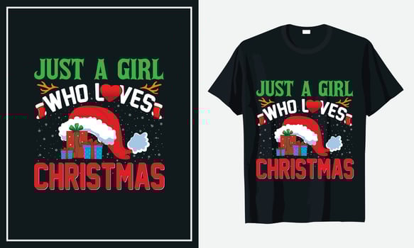 Christmas T-shirt Design vector