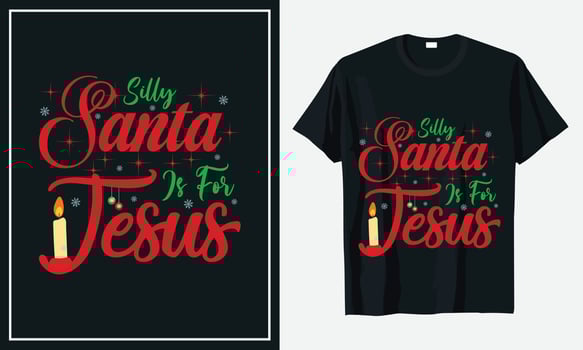 Christmas T-shirt Design vector