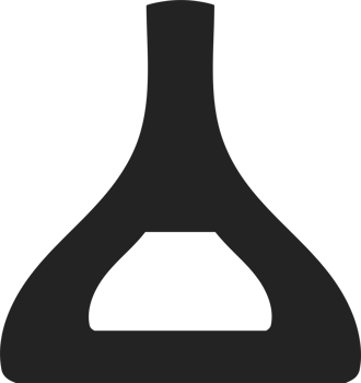 Minimalist Ceramic Vase silhouette illustration png
