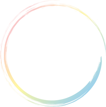 Gold Circle Frame Gradient png