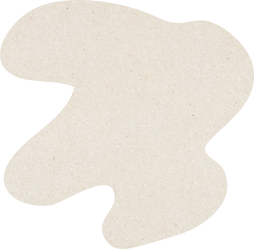 Organic Blob Shapes with paper texture, Beige color Organic Shapes png
