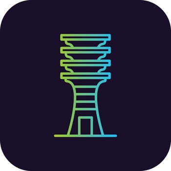 Djed Gradient Icon vector