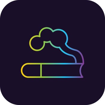 Smoking Gradient Icon vector
