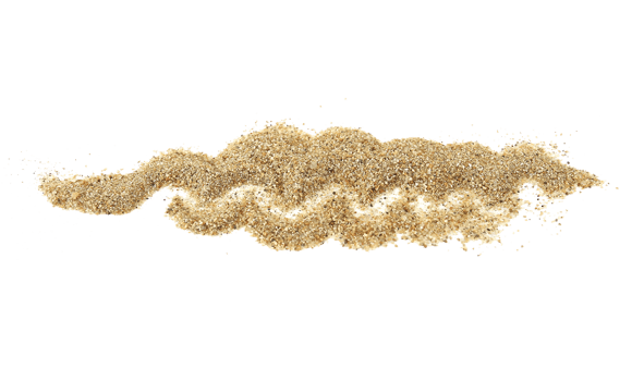 pile desert sand explosion isolated on transparent background png file