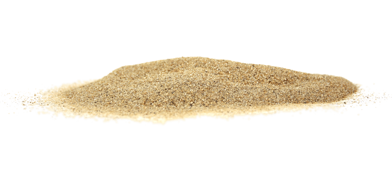 pile desert sand explosion isolated on transparent background png file