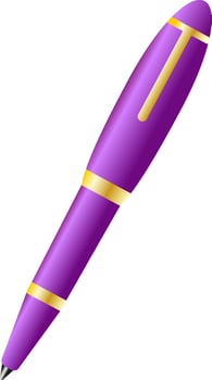 Fountain pen illustration vector