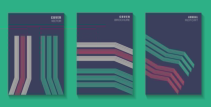 line style elegant abstract cover design in pastel colors-01 vector