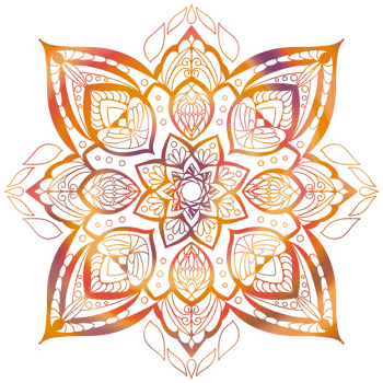 Mandalas geometric pattern, Warm Mandala,Rainbow Flower of Life with Lotus, Flower of Life in Lotus png