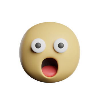 Emoticon Surprised Face png