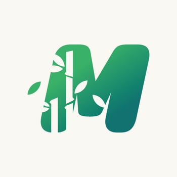 Alphabet of Zen M vector