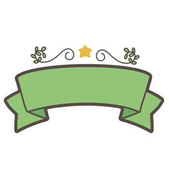 Ribbon banner decorations png